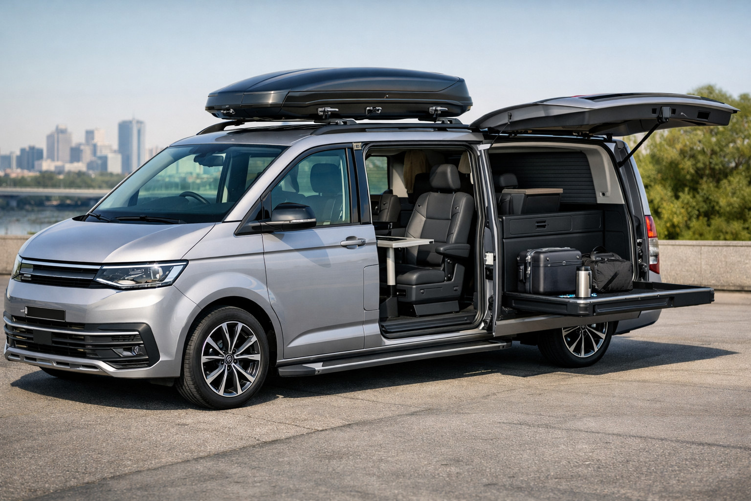 Пакет доробок Volkswagen Transporter T7 для міжміста і бізнесу