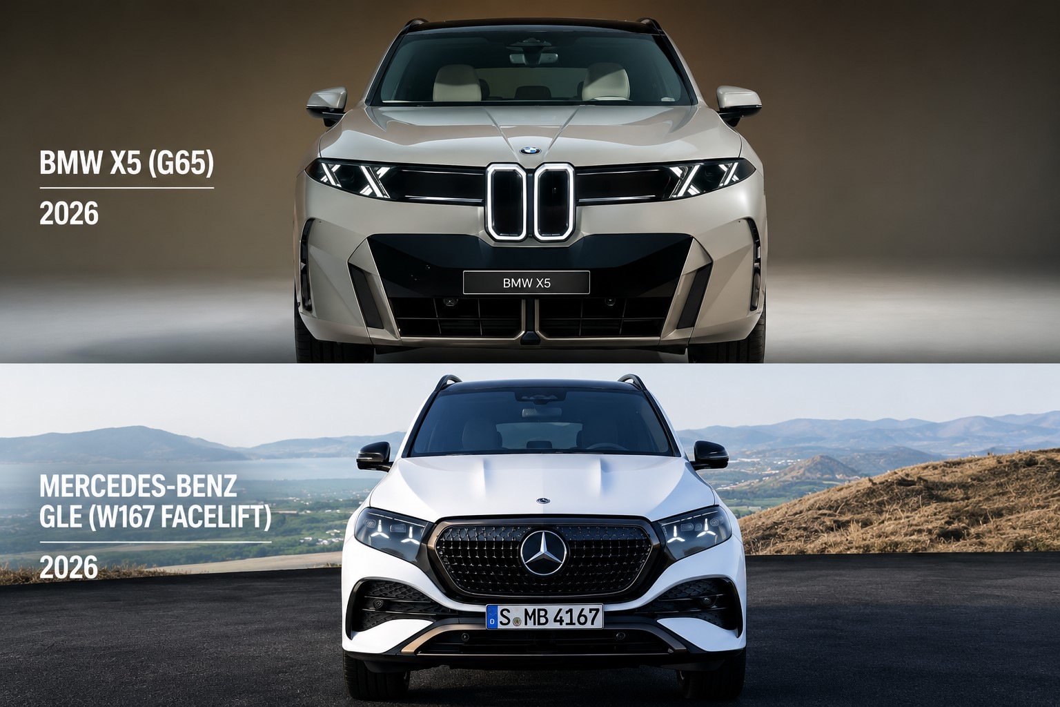 Новий BMW X5 G65 чи Mercedes GLE W167 Facelift: який кросовер кращий