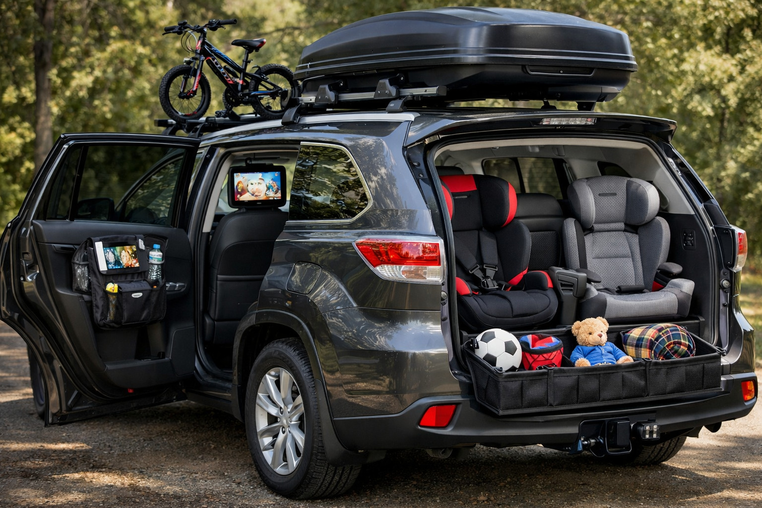 Стартовий апгрейд Toyota Highlander 2013-2019 для дітей, багажу і третього ряду
