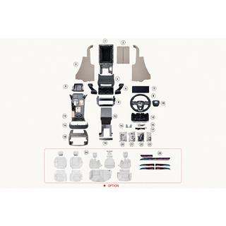 Комплект апгрейда салону в Lexus GX460 2023 Style Toyota Land Cruiser Prado 120 2002-2009 рр. фото 4