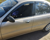 Daewoo Lanos 1998-2017 рр. Окантовка вікон (4 шт., нерж.) фото 1
