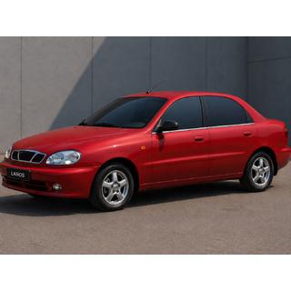 Окантовка вікон (4 шт., нерж.) Daewoo Lanos 1998-2017 рр. фото 1