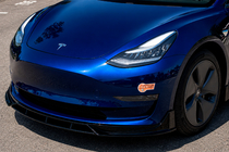 Tesla Model 3 2017- рр. Накладка на передній бампер Lip Fast (для 2017-2023) фото 6