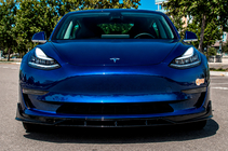 Tesla Model 3 2017- рр. Накладка на передній бампер Lip Fast (для 2017-2023) фото 10
