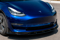 Tesla Model 3 2017- рр. Накладка на передній бампер Lip Fast (для 2017-2023) фото 3