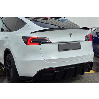 Дифузор заднього бампера Fast (для 2020-2024) Tesla Model Y 2020- рр. фото 1