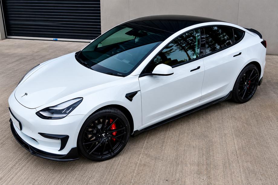 Tesla Model S 2012- рр. Накладки на крила Fast (для 2021+) Фото 1