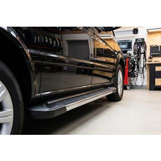 Бокові пороги RedLine V1 (2 шт., Алюміній) Mercedes Vito/V-class W447 2014- рр.