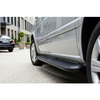 Бокові пороги Tayga Black (2 шт., алюм.) Mercedes Vito/V-class W447 2014- рр.