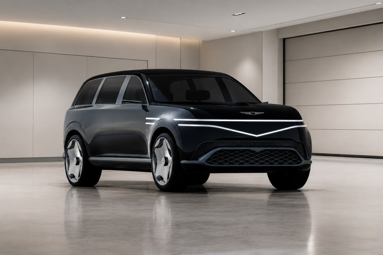 Новий Genesis GV90 помітили на тестах: флагманський електрокросовер отримає двері як у Rolls-Royce