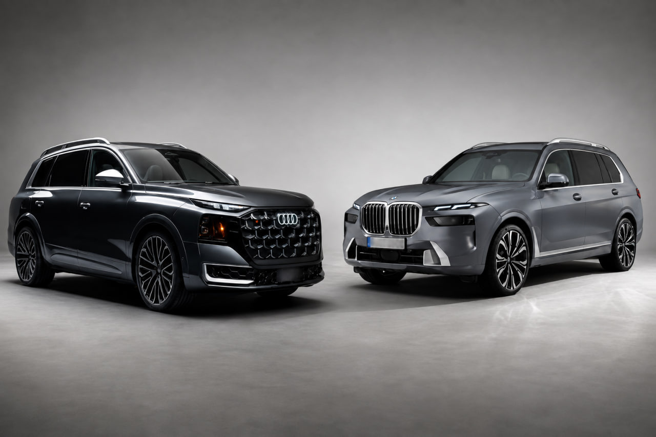 Новий Audi Q9 2027 проти BMW X7 G07 Facelift: який флагманський SUV кращий