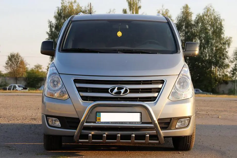 Hyundai H300, H1, Starex 2008-2020 рр. Кенгурятник WT003-2 (нерж.) Фото 4