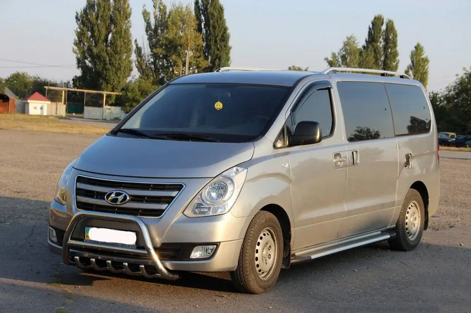 Hyundai H300, H1, Starex 2008-2020 рр. Кенгурятник WT003-2 (нерж.) Фото 5