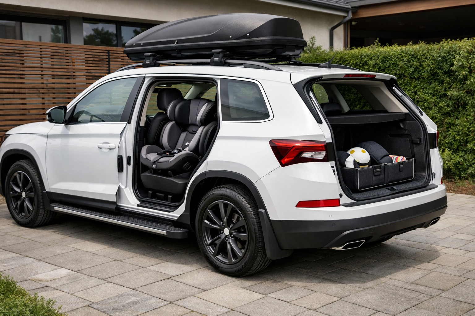 Що поставити на Skoda Kodiaq 2016-2023 для чистих порогів і щоденного сімейного режиму