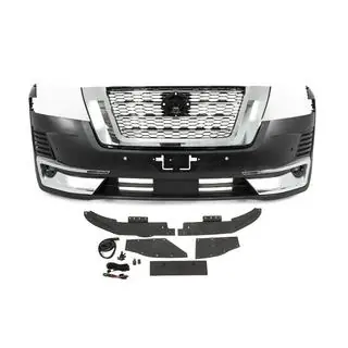 Передній бампер у зібраному вигляді (2020-2024) Nissan Patrol Y62 2010-2024 рр. фото 1