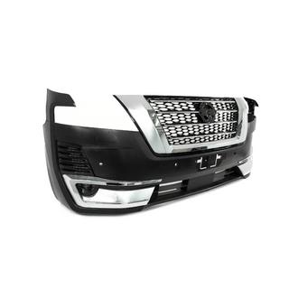 Передній бампер у зібраному вигляді (2020-2024) Nissan Patrol Y62 2010-2024 рр. фото 4