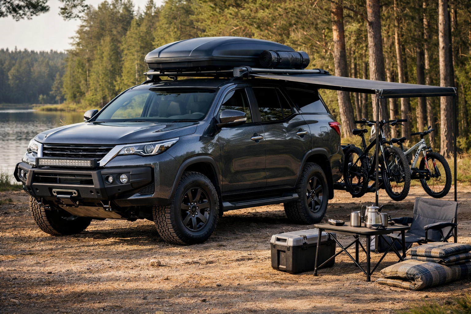 Що поставити на Toyota Fortuner після покупки для сім’ї й виїздів на природу
