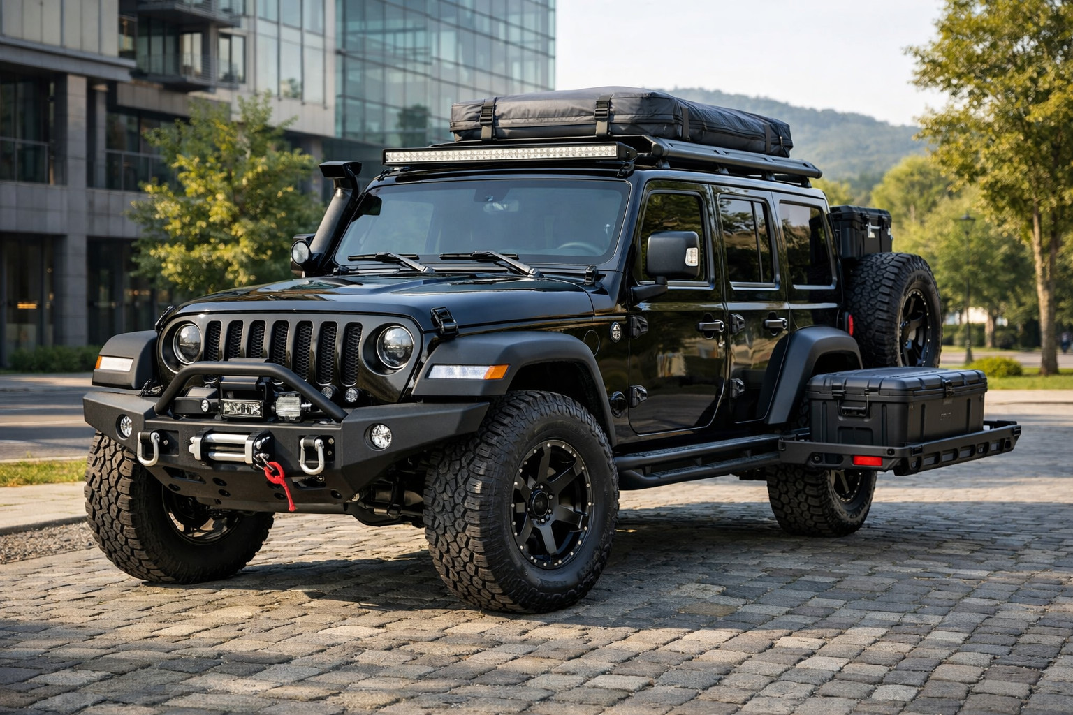 Що поставити на Jeep Wrangler 2018+ для міста, посадки і виїздів на природу
