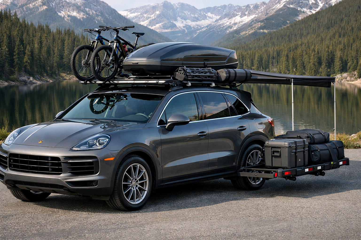 Що поставити на Porsche Cayenne 2018+ для даху і подорожей