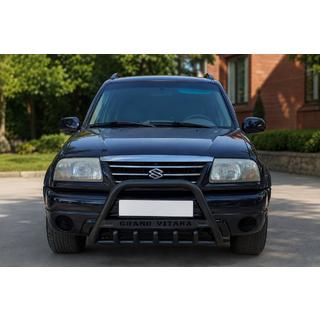 Кенгурятник WT004 (нерж) Black Suzuki Vitara 1998-2006 рр.