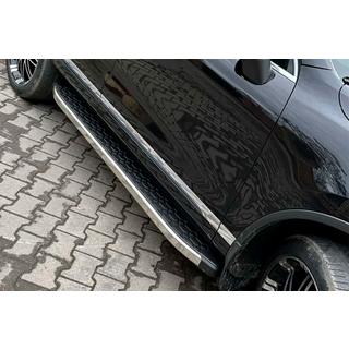 Бокові пороги BlackLine (2 шт, алюміній) Volkswagen Touareg 2010-2018 рр. фото 3