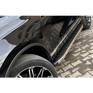 Бокові пороги BlackLine (2 шт, алюміній) Volkswagen Touareg 2010-2018 рр. фото 4