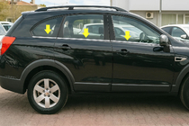 Chevrolet Captiva 2006-2019 рр. Нижня окантовка вікон (6 шт, нерж) фото 1