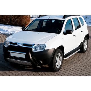 Бокові пороги BlackLine (2 шт, алюміній) Dacia Duster 2008-2018 рр. фото 1