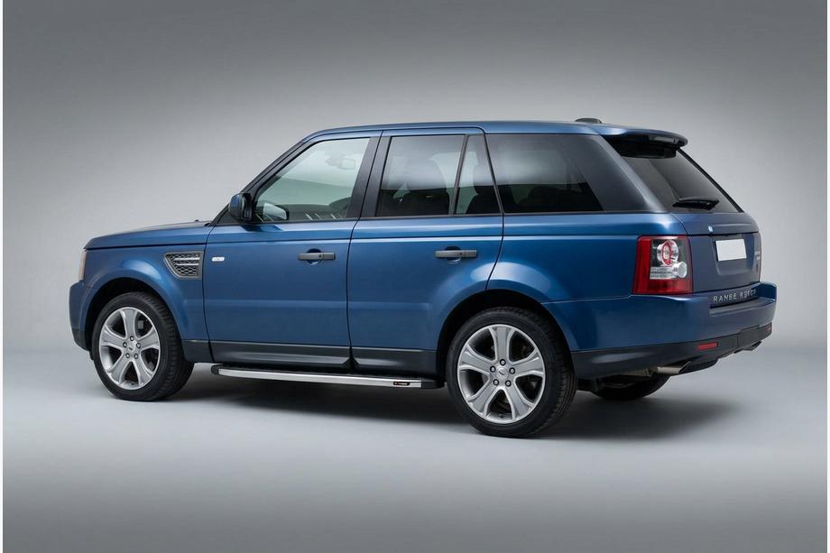 Range Rover Sport 2005-2013 рр. Бокові пороги BlackLine (2 шт, алюміній) Image