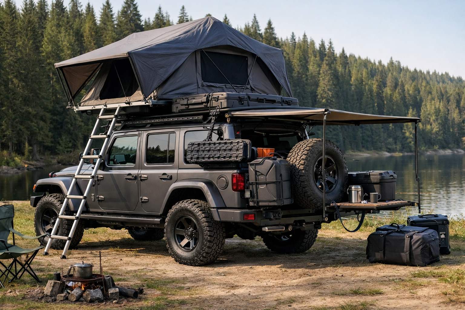 Пакет доробок Jeep Wrangler 2018+ для природи, багажу і щоденного комфорту