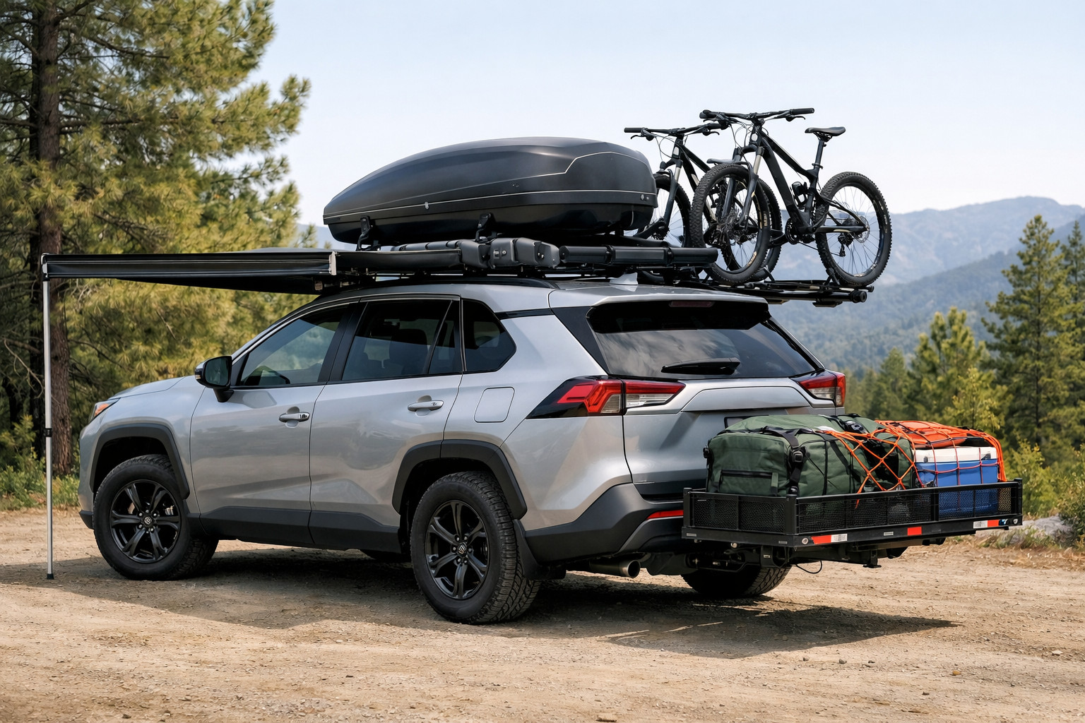 Що поставити на Toyota RAV4 2019+ для відпусток і багажу на дах