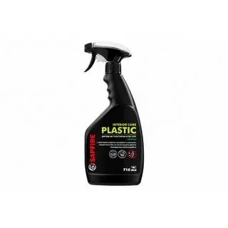 Очищувач-поліроль пластика 710 мл SAPFIRE Plastic Cleaner & Polish - яблуко SONAX