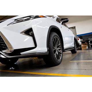 Бокові пороги OEM V2 (2 шт) Lexus RX 2016-2022 рр. фото 4