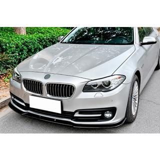 Передня Lip накладка DPT (Для Base, F10, 2014-2017, чорний глянець) BMW 5 серія F10/F11 2010-2016 рр. фото 1