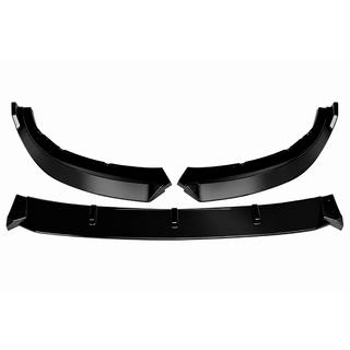 Передня Lip накладка DPT (Для Base, 2020-2022, чорний глянець) BMW 3 серія G20/G21 2018- рр. фото 2