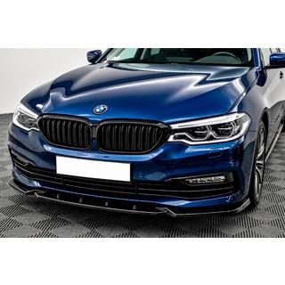 Накладка на передній бампер DPT (для Base 2017-2020, чорний глянець, лиття під тиском) BMW 5 серія G30/G31 2017-2023 рр. фото 1