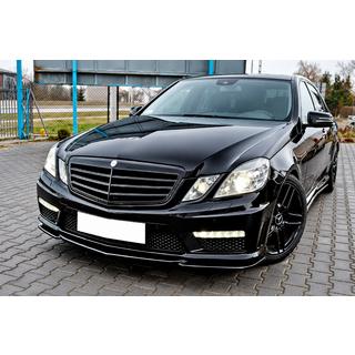 Передня Lip накладка DPT (Для E63 AMG, 2009-2012, чорний глянець) фото 1