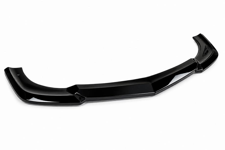Mercedes E-class coupe C207 2010-2017 рр. Передня Lip накладка DPT (Для AMG Line, 2010-2012, чорний глянець) Фото 2