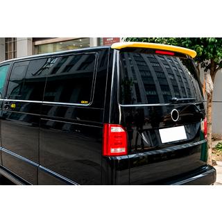 Спойлер DPT (Ляда, чорний глянець) Volkswagen T5 Caravelle 2004-2010 рр. фото 1