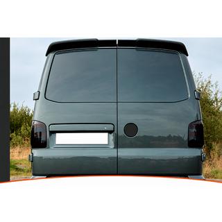 Спойлер DPT (Розпашні двері, чорний глянець) Volkswagen T5 2010-2015 рр. фото 1