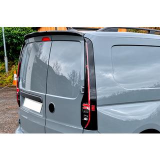 Спойлер (2 дверка, чорний глянець) Volkswagen Caddy 2020- рр. фото 1