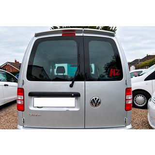 Спойлер (2 дверка, чорний глянець) Volkswagen Caddy 2010-2015 рр. фото 1