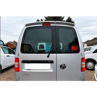 Спойлер (2 дверка, чорний глянець) Volkswagen Caddy 2004-2010 рр. фото 1