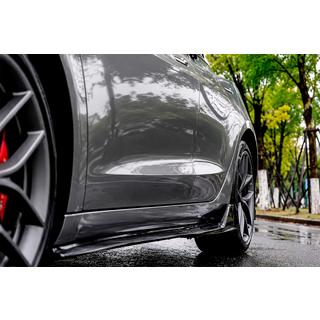 Накладки на пороги Turbo (для 2017-2023) Tesla Model 3 2017- рр. фото 1