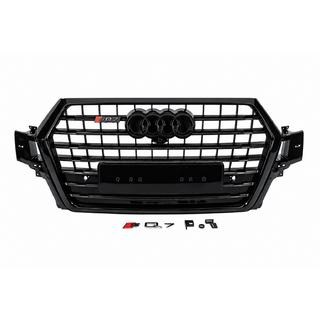 Передня решітка SQ7-Style (2015-2019, чорна) Audi Q7 2015-2026 рр.