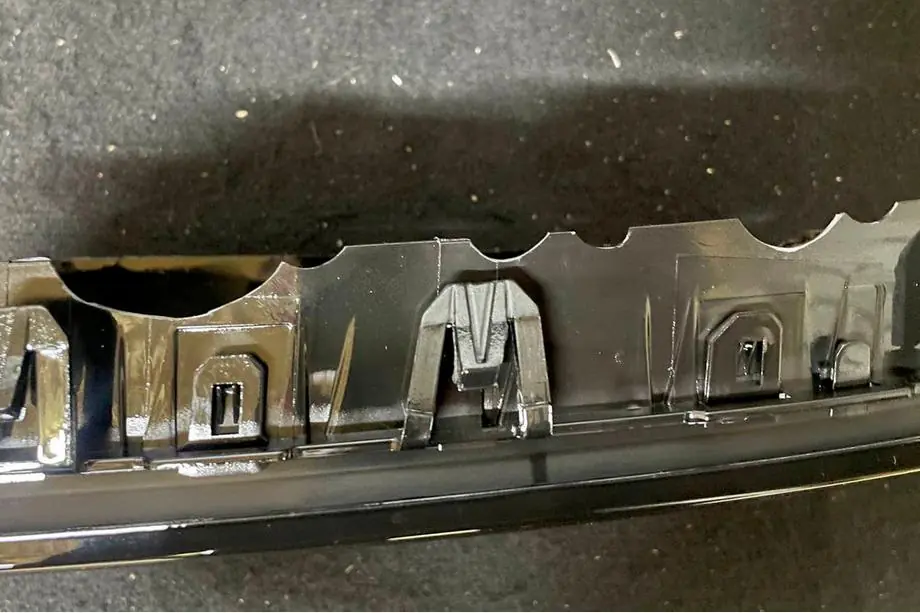 BMW 5 серія F10/F11 2010-2016 рр. Уцінка Ніздрі M-Look (чорний глянець) Фото 4