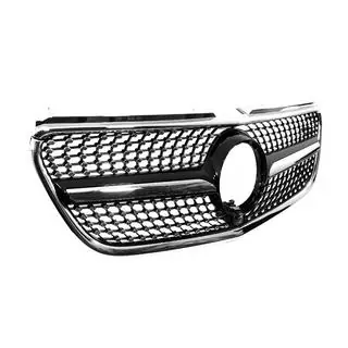 Передня решітка Diamond Black (2014-2023 для Vito W447) Mercedes Vito/V-class W447 2014- рр. фото 3