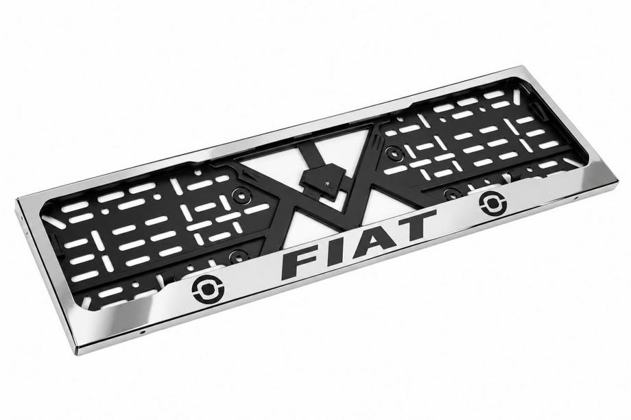 Fiat Рамка під номер хром (1 шт, нержавіюча сталь) Фото 3