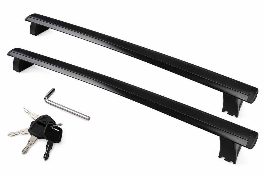Jeep Grand Cherokee WK2 2010-2021 рр. Багажник (поперечини) на інтегровані рейлінги OEM V2 (2 шт) Фото 1