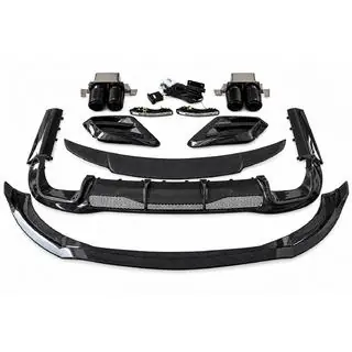 Комплект обвісів BRB Carbon (для AMG-Line) Mercedes S-class W223 2020- рр. фото 4